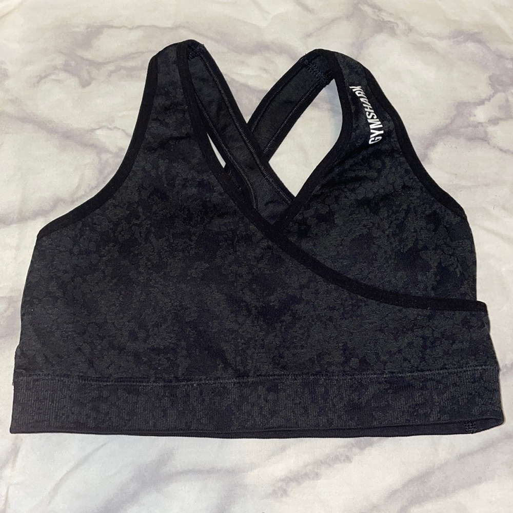 Black Gymshark Adapt Sports Bra